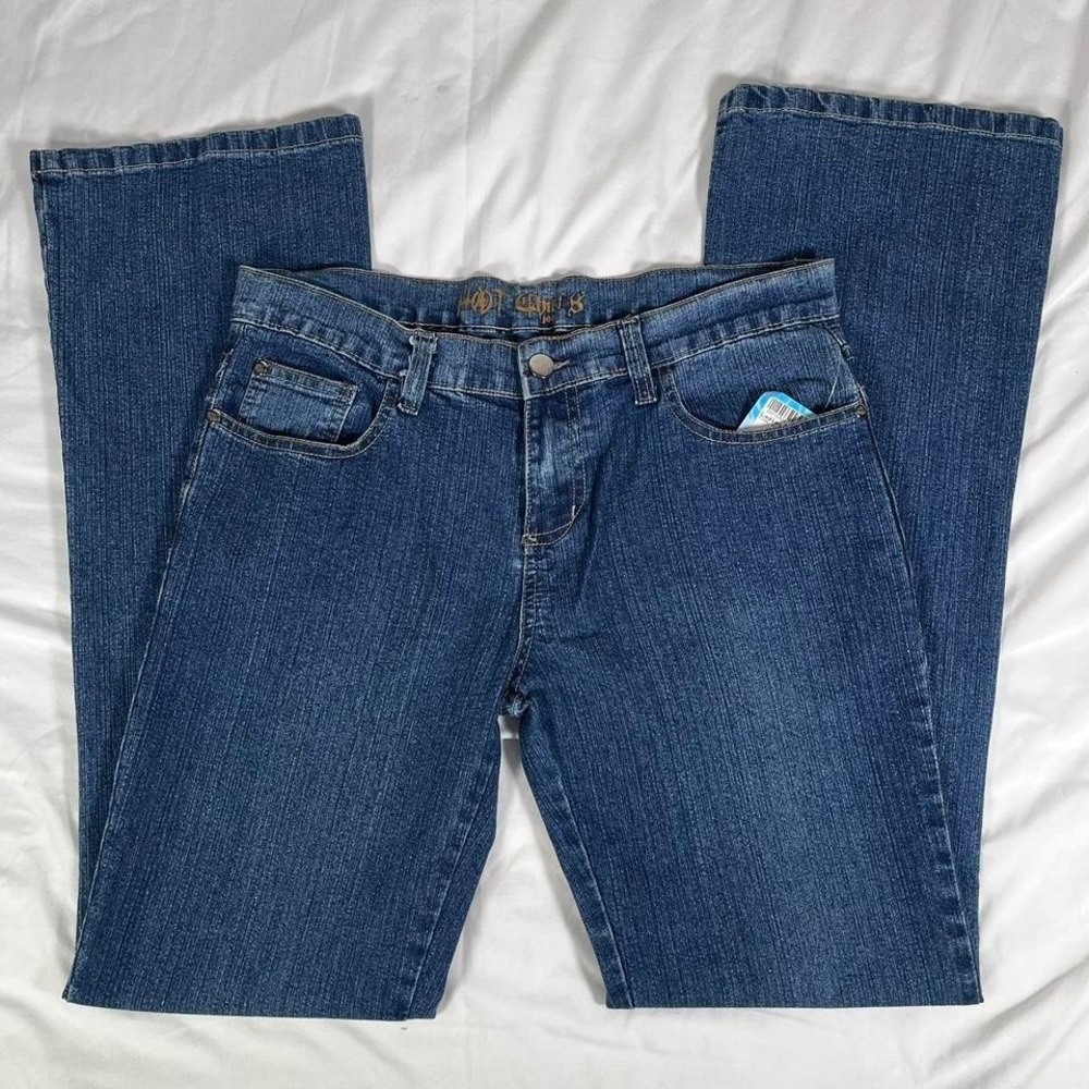 y2k deadstock embroidered pocket detailed jeans